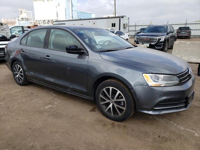 3VWD67AJ8GM414843 - 2016 VOLKSWAGEN JETTA SE GRAY photo 4