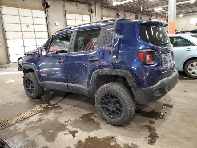 ZACCJBAB0JPH67476 - 2018 JEEP RENEGADE SPORT BLUE photo 2