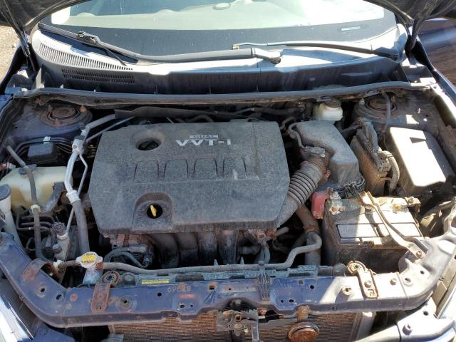 2T1KU4EEXAC535675 - 2010 TOYOTA COROLLA MA BLUE photo 11