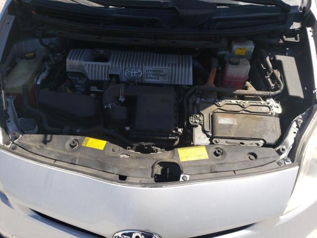 JTDKN3DU3D0351225 - 2013 TOYOTA PRIUS SILVER photo 12