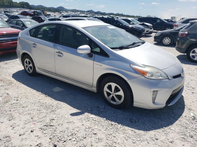 JTDKN3DU3D0351225 - 2013 TOYOTA PRIUS SILVER photo 4