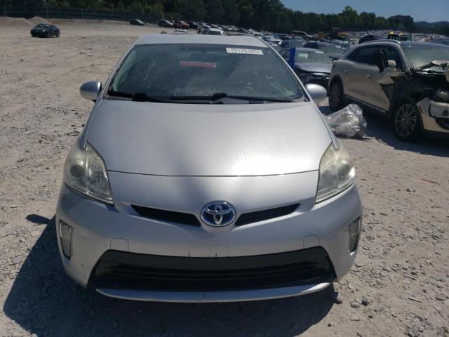 JTDKN3DU3D0351225 - 2013 TOYOTA PRIUS SILVER photo 5