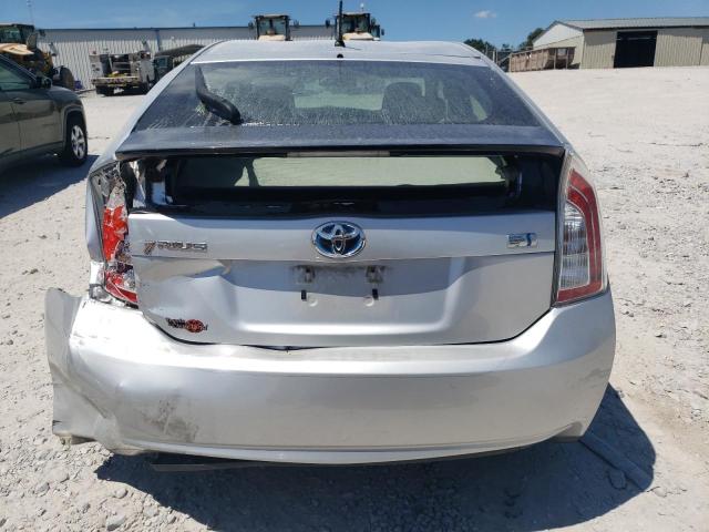 JTDKN3DU3D0351225 - 2013 TOYOTA PRIUS SILVER photo 6