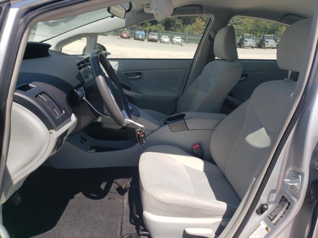 JTDKN3DU3D0351225 - 2013 TOYOTA PRIUS SILVER photo 7