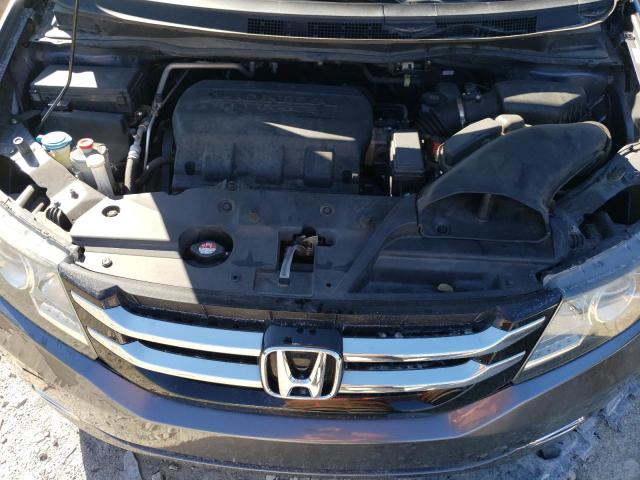 5FNRL5H95HB007571 - 2017 HONDA ODYSSEY TOURING GRAY photo 12