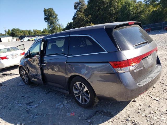 5FNRL5H95HB007571 - 2017 HONDA ODYSSEY TOURING GRAY photo 2
