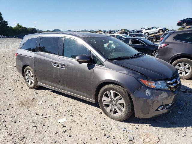 5FNRL5H95HB007571 - 2017 HONDA ODYSSEY TOURING GRAY photo 4