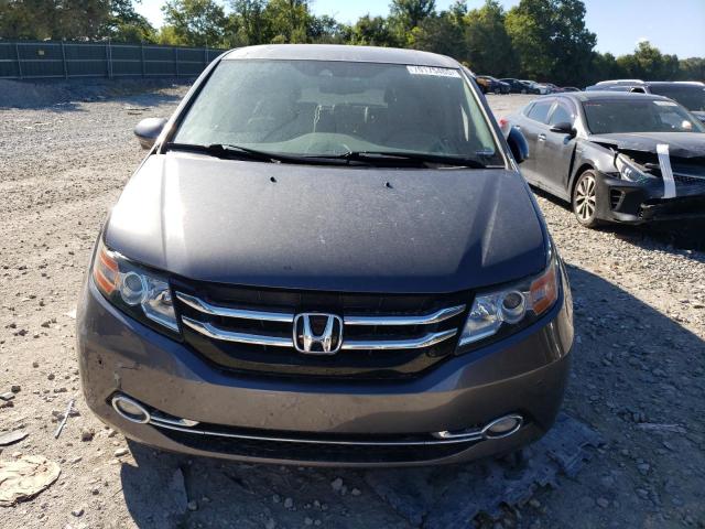 5FNRL5H95HB007571 - 2017 HONDA ODYSSEY TOURING GRAY photo 5