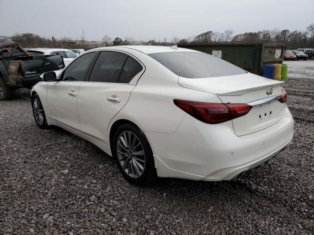 JN1EV7BP6NM310974 - 2022 INFINITI Q50 LUXE WHITE photo 2