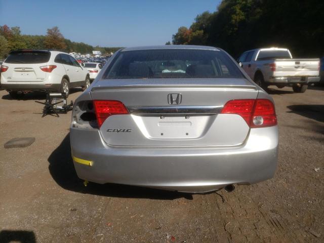 2HGFA16649H024319 - 2009 HONDA CIVIC LX-S SILVER photo 6