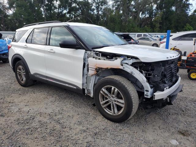 1FMSK7DH2LGB53885 - 2020 FORD EXPLORER XLT WHITE photo 4