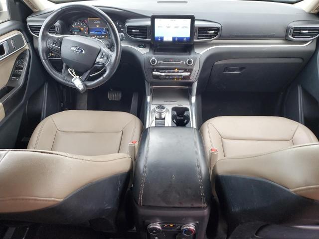 1FMSK7DH2LGB53885 - 2020 FORD EXPLORER XLT WHITE photo 8