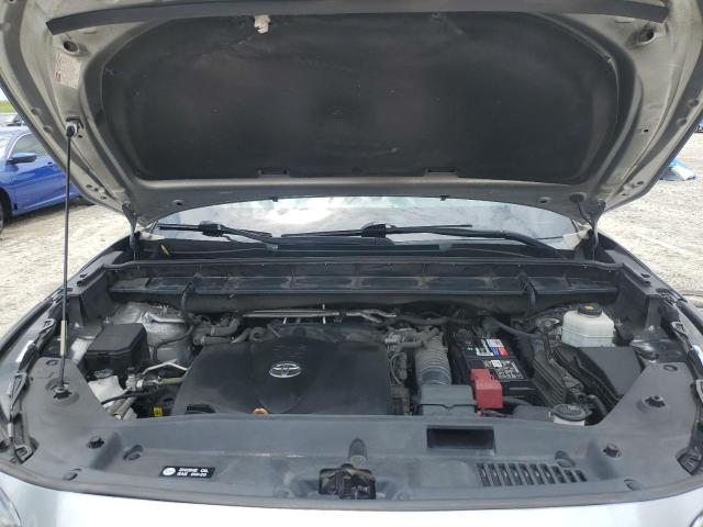 5TDGZRAH1LS501784 - 2020 TOYOTA HIGHLANDER XLE Արծաթագույն լուսանկար 12
