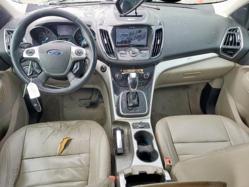 1FMCU0H91DUC70014 - 2013 FORD ESCAPE SEL SILVER photo 8