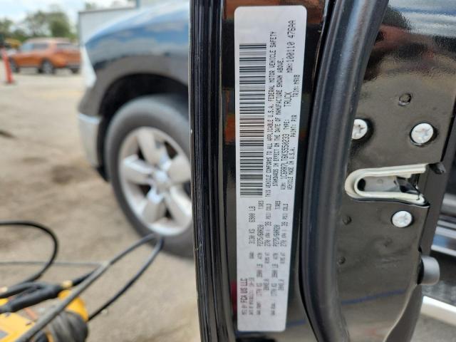 1C6RR7LT6KS550233 - 2019 RAM 1500 CLASS SLT Чорний фото 12