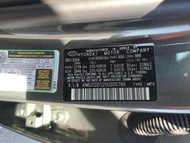 KM8JCDD12SU305786 - 2025 HYUNDAI TUCSON SEL CONVENIENCE Сұр фото 13