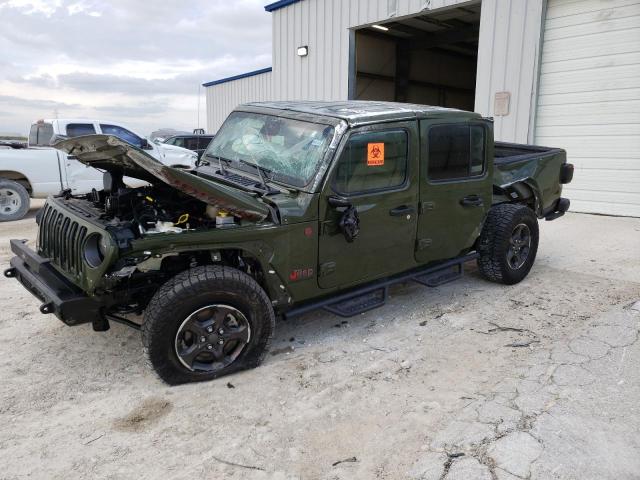 1C6JJTBG8ML612911 - 2021 JEEP GLADIATOR RUBICON GREEN photo 1