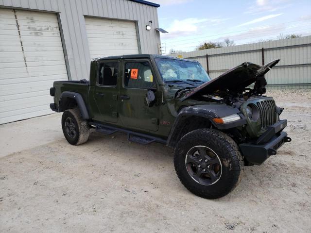 1C6JJTBG8ML612911 - 2021 JEEP GLADIATOR RUBICON GREEN photo 4