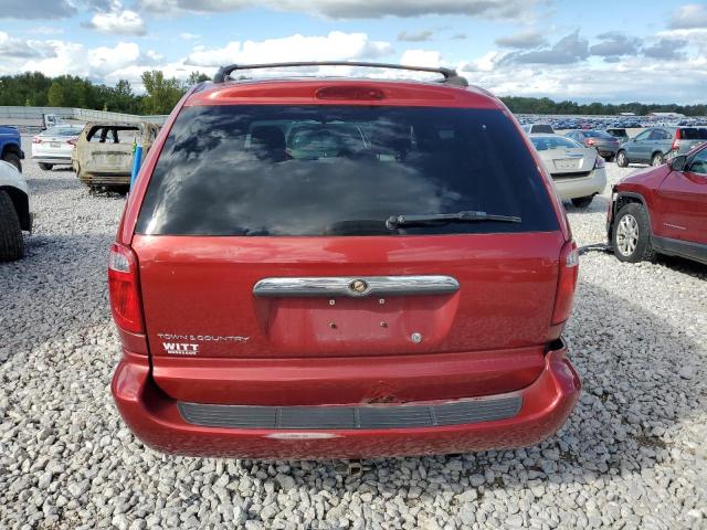 1A4GP45R26B626746 - 2006 CHRYSLER TOWN & COU წითელი ფოტო 6