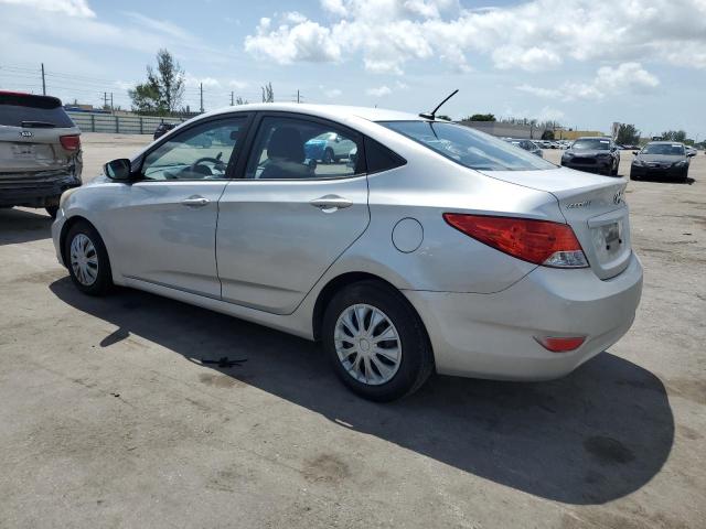 KMHCT4AE2DU407186 - 2013 HYUNDAI ACCENT GLS SILVER photo 2