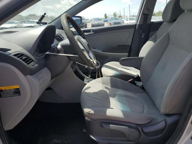 KMHCT4AE2DU407186 - 2013 HYUNDAI ACCENT GLS SILVER photo 7