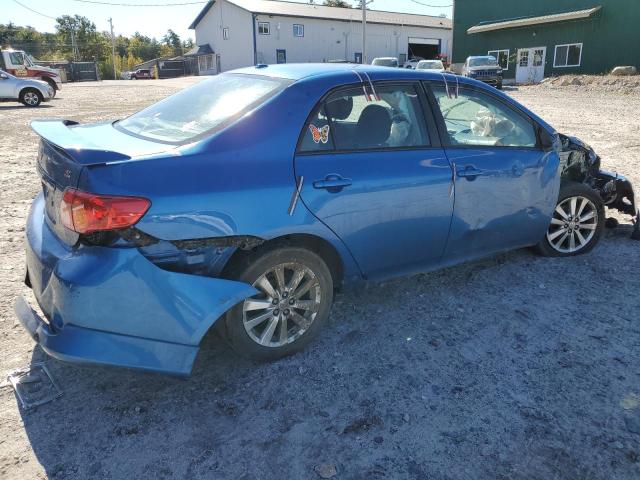 2T1BU4EE7AC519630 - 2010 TOYOTA COROLLA BASE أزرق صورة 3