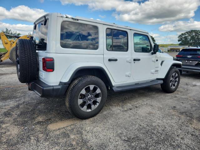 1C4HJXEG2JW172785 - 2018 JEEP WRANGLER U SAHARA Белый фото 3