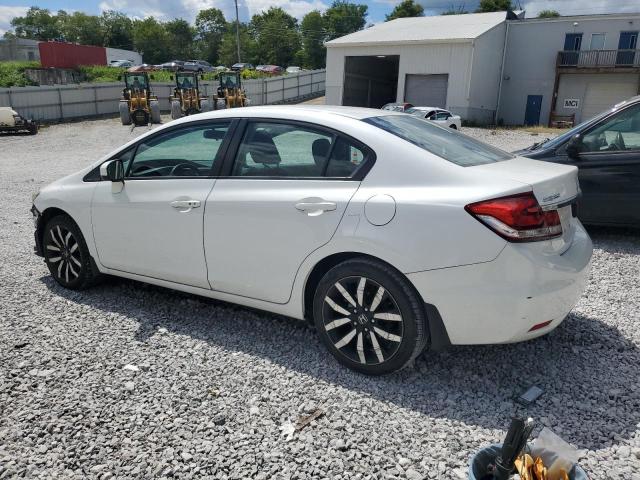 19XFB2F98FE089743 - 2015 HONDA CIVIC EXL Ақ фото 2