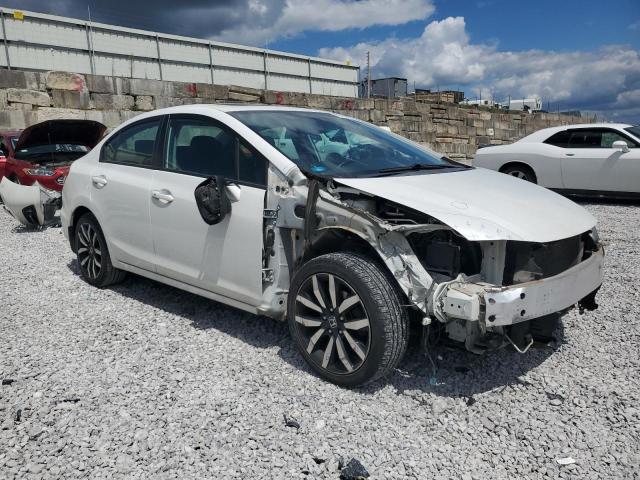 19XFB2F98FE089743 - 2015 HONDA CIVIC EXL Ақ фото 4