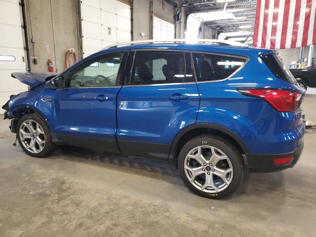 1FMCU9J9XKUC32700 - 2019 FORD ESCAPE TITANIUM BLUE photo 2