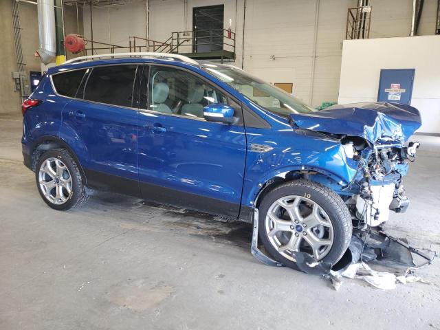 1FMCU9J9XKUC32700 - 2019 FORD ESCAPE TITANIUM BLUE photo 4