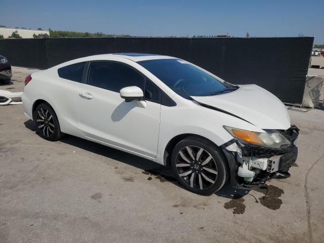 2HGFG3B00FH522136 - 2015 HONDA CIVIC EXL WHITE photo 4