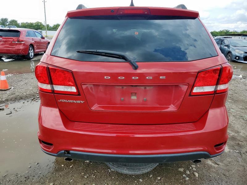 3C4PDCBG8JT503892 - 2018 DODGE JOURNEY SXT 红色 照片 6