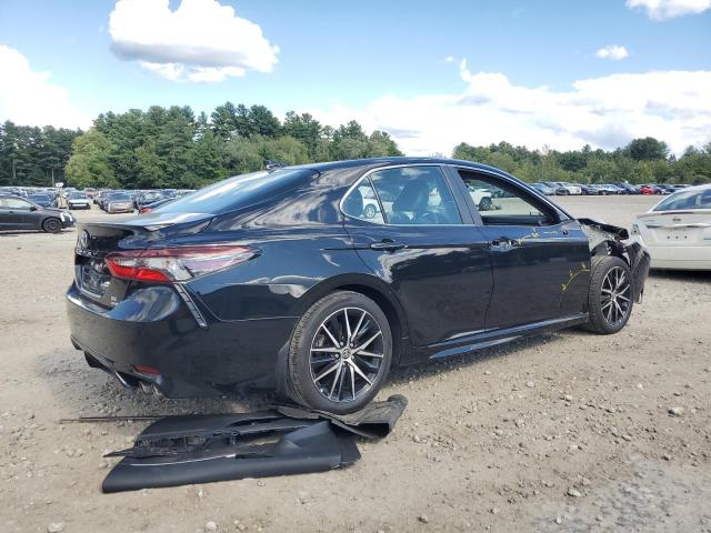 4T1G11BKXNU063960 - 2022 TOYOTA CAMRY SE BLACK photo 3