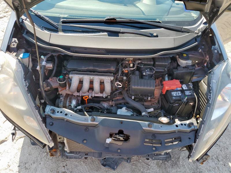 JHMGE8H35DC083053 - 2013 HONDA FIT GRAY photo 12