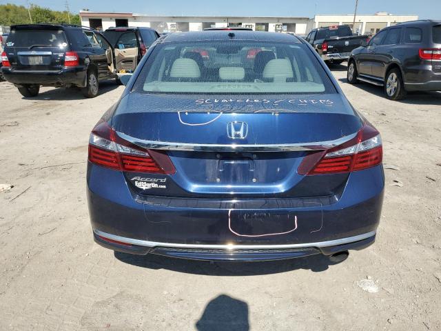 1HGCR2F94GA180349 - 2016 HONDA ACCORD EXL BLUE photo 6