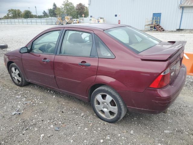 1FAFP34N37W220694 - 2007 FORD FOCUS ZX4 MAROON photo 2