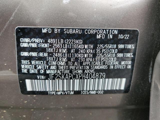 JF2SKAPCXPH404879 - 2023 SUBARU FORESTER LIMITED 棕色 照片 13