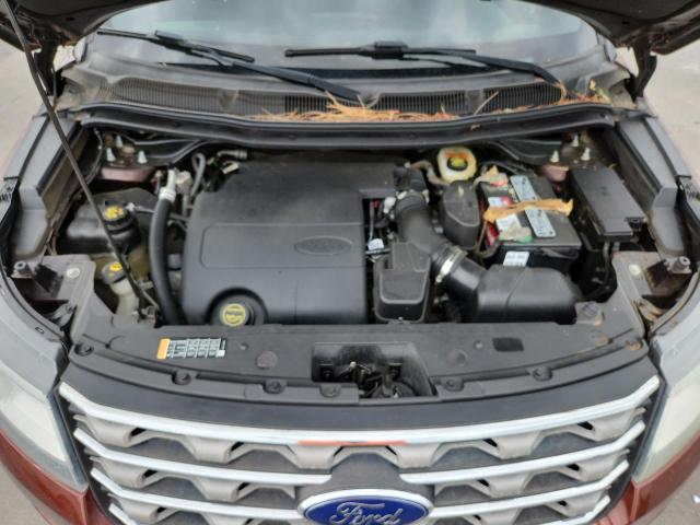 1FM5K8D84GGA97733 - 2016 FORD EXPLORER XLT بني صورة 12