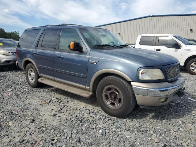 1FMRU17L81LA35026 - 2001 FORD EXPEDITION EDDIE BAUER BLUE photo 4