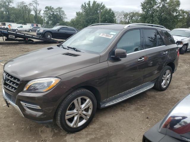 4JGDA5HB4DA132353 - 2013 MERCEDES-BENZ ML 350 4MATIC BROWN photo 1