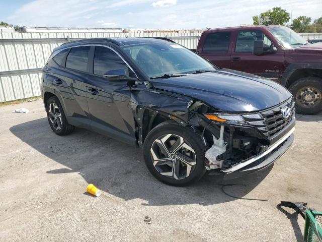 KM8JFCA13NU052603 - 2022 HYUNDAI TUCSON SEL CONVENIENCE BLUE photo 4