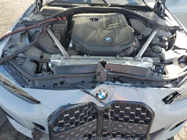 WBA13AW09NFM14758 - 2022 BMW M440XI GRAN COUPE GRAY photo 11