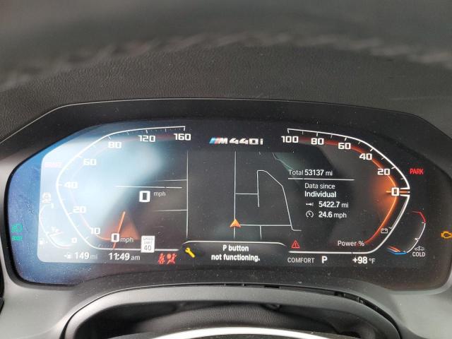 WBA13AW09NFM14758 - 2022 BMW M440XI GRAN COUPE GRAY photo 9