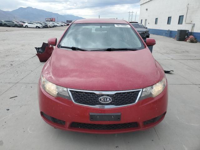 KNAFU4A24D5729808 - 2013 KIA FORTE EX RED photo 5