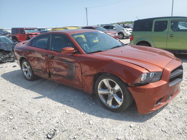 2C3CDXCT7DH566792 - 2013 DODGE CHARGER R/T ORANGE photo 4