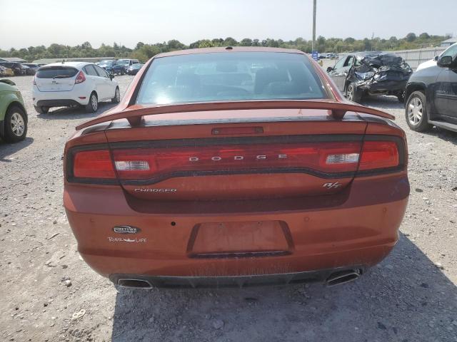 2C3CDXCT7DH566792 - 2013 DODGE CHARGER R/T ORANGE photo 6