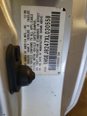 1HGEJ8247XL030558 - 1999 HONDA CIVIC EX SILVER photo 13