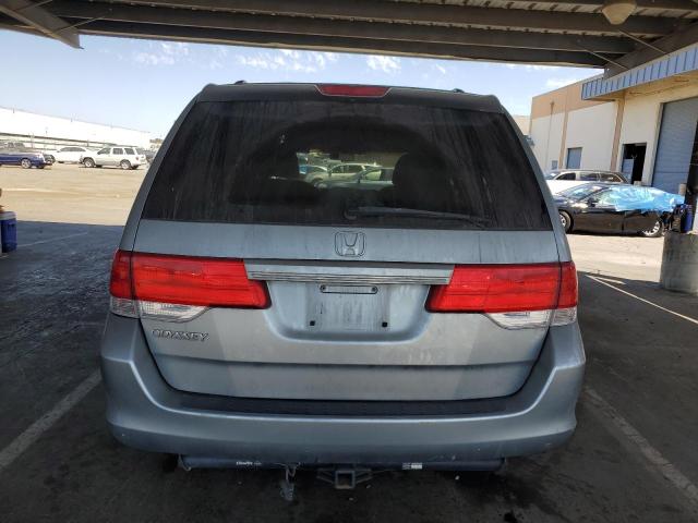 5FNRL38488B096254 - 2008 HONDA ODYSSEY EX BLUE photo 6