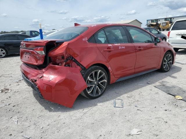 5YFS4RCE7LP056973 - 2020 TOYOTA COROLLA SE Червоний фото 3